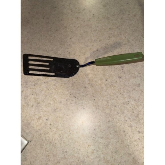 Avocado Green Foley Spatula 1960s Vintage Grandmothers -Mid-Century Spatula - Picture 1 of 14